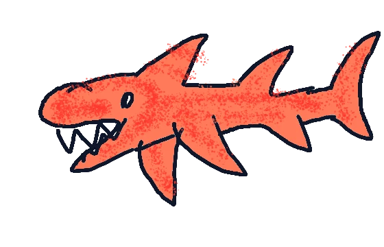 Tabby golden shark